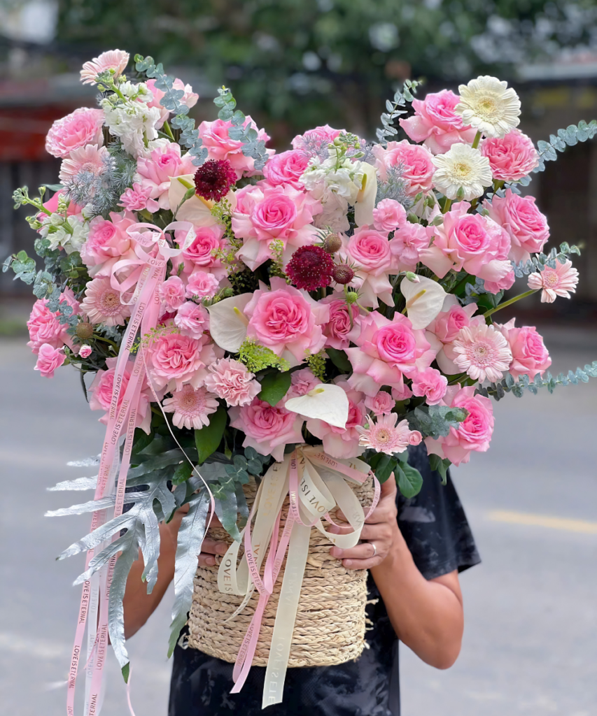 Giỏ Hoa Khai Trương - GHKT8