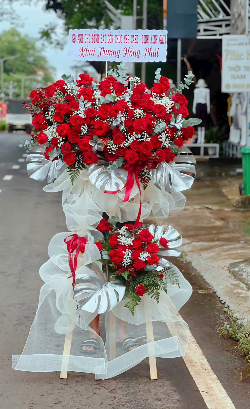 Kệ Hoa Khai Trương - KHKT18