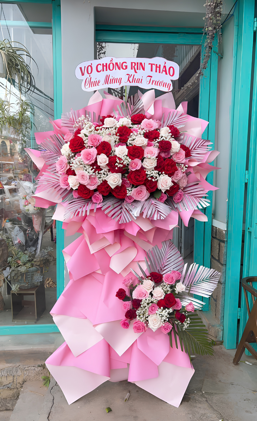 Kệ Hoa Khai Trương - KHKT2