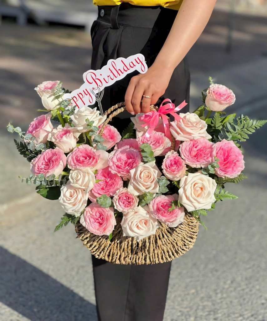 Giỏ Hoa Sinh Nhật - GHSH5